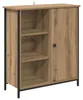 vidaXL Kredens dębowy Artisan 70 x 30 x 80 cm materiał Podgląd zdjęcia produktu 2