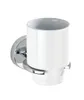 WENKO Vacuum-Loc® Zahnputzbecher Capri, Befestigen ohne Produktbild-Vorschau 3
