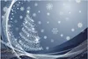 Wallario Wandbild Glitzernder Tannenbaum mit Schneeflocken, Produktbild-Vorschau 1