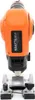 A close-up, front-facing view of an orange and black rotary tool. Náhľad obrázku produktu