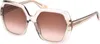 Furla SFU620V PINK/BROWN SHADED 56/19/140 Uni Sonnenbrillen Produktbild-Vorschau 1