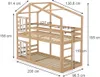 Vitalispa Etagenbett Maja, 90x200 cm mit 2 Matratzen, Produktbild-Vorschau 3
