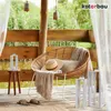 KOTARBAU® Holzlaterne Weiß 13,5 x 13,5 x 42 cm Produktbild-Vorschau 6