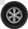 Roue à pneu Runflat 100 %PolyuréthaneSucceBuy, 10 pouces, Voir les images du produit 1