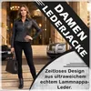 Damen Lederjacke Trend Fashion echtleder Jacke aus Lamm Produktbild-Vorschau 4