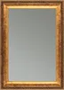 A rectangular mirror with an ornate, antique-style gold and bronze frame. Produktbild-Vorschau