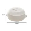 Dampfgarer für die Mikrowelle  mit Siebeinsatz  24 x 13cm Produktbild-Vorschau 2