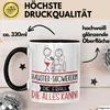 Haustier-Tätowiererin Geschenk Tasse Becher Die Frau Die Produktbild-Vorschau 3