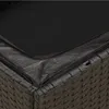 Gartensofa mit Kissen 2-Sitzer Schwarz Poly Rattan Produktbild-Vorschau 9
