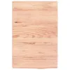 Waschtischplatte Hellbraun 40x60x4 cm Massivholz Behandelt Produktbild-Vorschau 3