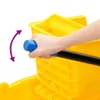 vidaXL Secchio per mop con pressa e rotelle Giallo 36 L in Anteprima dell’immagine prodotto 4