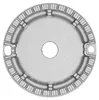A close-up, top-down view of a metal circular component with a central hole and textured outer edge, set against a clean white background. Produktbild-Vorschau