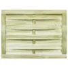 vidaXL Portail de jardin Pin imprégné 100x75 cm Vert Voir les images du produit 5