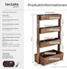 Vertikální postel Flora, lakované dřevo, včetně rostlinného Náhled obrázku produktu 5