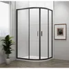 EASY BLACK cabina doccia quadrante 900x800 mm, L/R, vetro Anteprima dell’immagine prodotto 1