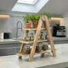 WELLHAUS 3-stufige Etagere Holz Servierplatte Snackständer Produktbild-Vorschau 14