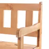 Close-up view of a wooden garden bench. Náhled obrázku produktu