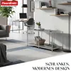 A modern living room or office space with a desk, chair, shelves, and a lowboard. Anteprima dell’immagine prodotto