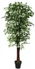Ficus Benjamin Birkenfeige Kunstpflanze Kunstbaum Produktbild-Vorschau 1