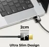 deleyCON 2m HDMI Kabel Slim High Speed mit Ethernet 3D 4K Produktbild-Vorschau 2
