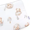 Boho Bears & Cappuccino Soft Velvet Baby-Flachkissen Produktbild-Vorschau 4