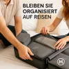 6er-Set Reise-Aufbewahrungstaschen Koffer Organizer faltbar Produktbild-Vorschau 4