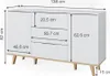Kredenc Vicco Nautica Bílá 40 x 82 cm, Model 35109 Náhled obrázku produktu 7
