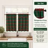 2er Set Scheibengardinen Weihnachten Tartan Bistrogardinen Produktbild-Vorschau 4