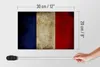 Holzschild Flagge Frankreich, 30x20 cm, Holzschilder Fahne Produktbild-Vorschau 6