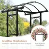 COSTWAY Outdoor Schaukel mit Gestell, Gartenschaukel Metall Produktbild-Vorschau 4
