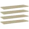 Półki Na Książki, 4 Szt., Kolor Dąb Sonoma, 60X20X1,5 Cm, Podgląd zdjęcia produktu 7