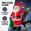 MONZANA® Père Noël gonflable 180cm XL éclairage LED IP44 Voir les images du produit 2