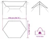 vidaXL Tenda per auto blu impermeabile Anteprima dell’immagine prodotto 8