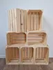 Dřevěná bedna 40x30x23 cm sada 7 ks přírodní – dekorativní Náhled obrázku produktu 6