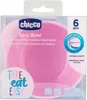 CHICCO | Silikon-Teller Verdreifachen- Rosa - Mit Saugnapf Produktbild-Vorschau 3