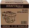 KRAFT&DELE | Motor de gasolina, 7 CV, eje de 20 mm, tuerca Vista previa de la imagen del producto 13