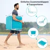 COSTWAY Chaise longue de plage pliable, set de 2, Bain de Voir les images du produit 7