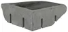 vidaXL Lavabo Grigio (30-37) x (30-37) x 12 cm Pietra di Anteprima dell’immagine prodotto 8
