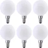 6 x LED Filament Leuchtmittel Globe G60 4W = 33W E14 opal Produktbild-Vorschau 1