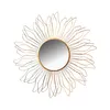 A decorative wall mirror with a sunburst-like frame. Podgląd zdjęcia produktu