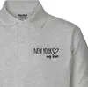 Huuraa Damen Polo Shirt New York my love L Sport Grey Bio Produktbild-Vorschau 2