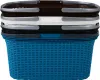 Wäschekorb "Rattan-Design" 32 l 56 x 37 x 28 cm Produktbild-Vorschau 4