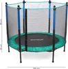 Meteor Kindertrampolin TRP-50 mit Netz Ø140 cm – Indoor & Produktbild-Vorschau 7