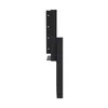 Side view of a black metal furniture leg. Anteprima dell’immagine prodotto