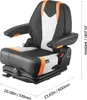 Sedadlo pre vysokozdvižný vozík VEVOR s nastaviteľným Náhľad obrázku produktu 8