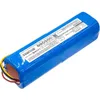 A blue battery pack with wires extending from one end, lying on a white background. Anteprima dell’immagine prodotto