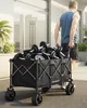 SONGMICS Faltbarer Handwagen mit Griff, Bollerwagen, 4 Produktbild-Vorschau 1