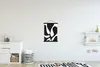 MuchoWow® Textilposter Pflanze - Schwarz - Minimalismus Produktbild-Vorschau 2