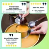 Dessert- & Speiseringe (6er-Set) Ø 8 cm mit Heber & Produktbild-Vorschau 4