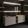 RODAN | Skriňa pod Umývadlo - Béžová a Hnedá - 140 cm - S Náhľad obrázku produktu 2
